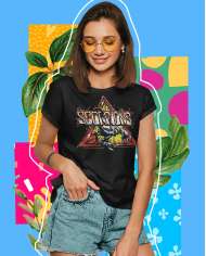 Camiseta Estampada Scorpions logo 🤟 Calidad Premium