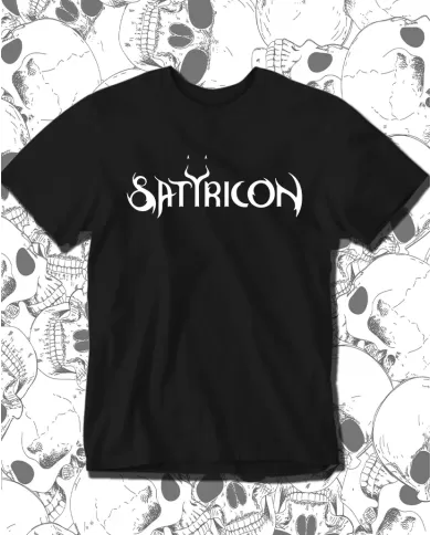 Camiseta Estampada Satiricon Logo 🤟 Calidad Premium