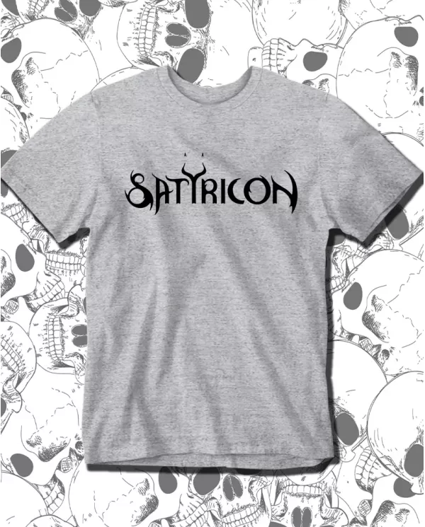 Camiseta Estampada Satiricon Logo 🤟 Calidad Premium