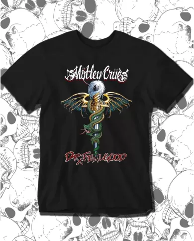 Camiseta Estampada Motley Crue Dr Feel Good 🤟 Calidad Premium