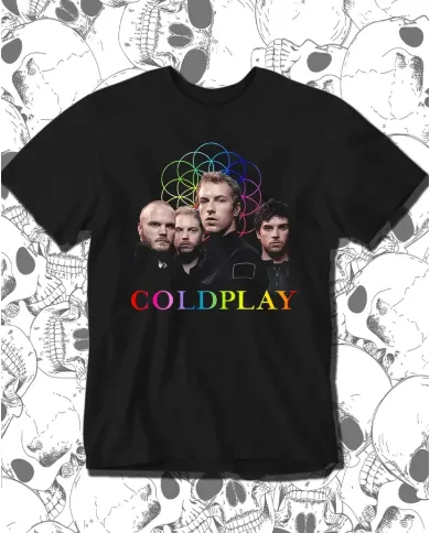 Camiseta Estampada Coldplay Band 🤟 Calidad Premium