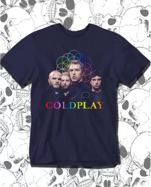 Camiseta Estampada Coldplay Band 🤟 Calidad Premium