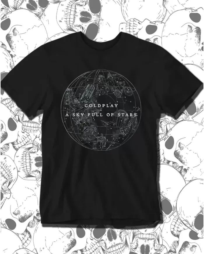 Camiseta Estampada Coldplay a Sky Full Of Stars 🤟 Calidad Premium