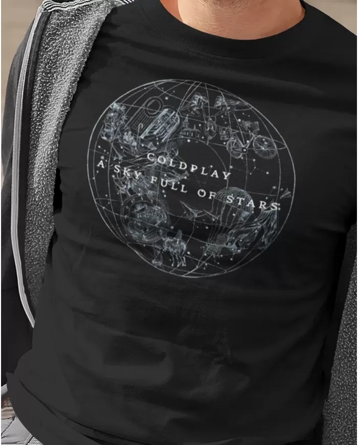 Camiseta Estampada Coldplay a Sky Full Of Stars 🤟 Calidad Premium