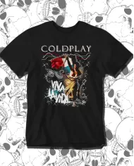 Camiseta Estampada Coldplay Viva la Vida 🤟 Calidad Premium