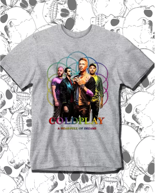 Camiseta Estampada Coldplay A head Full Of Dreams 02 🤟 Calidad Premium