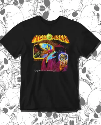 Camiseta Estampada Helloween Keeper Of The Seven Keys 🤟 Calidad Premium