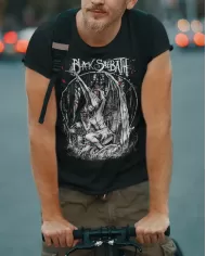 Camiseta Estampada Black Sabbath Angel 🤟 Calidad Premium