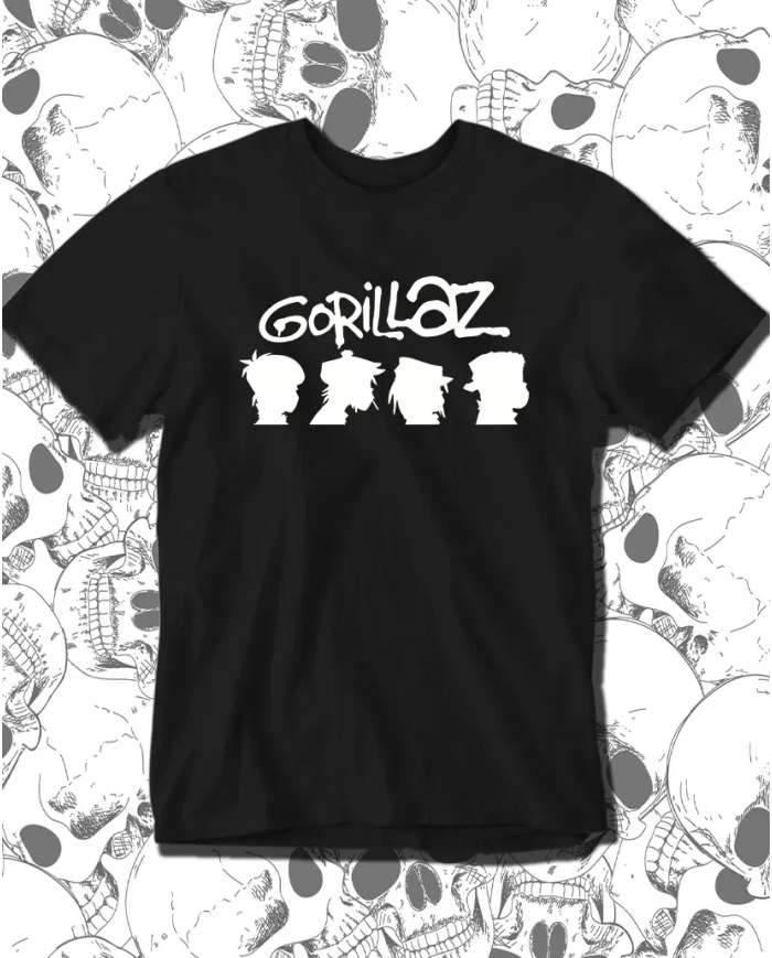 Gorillaz Black and White