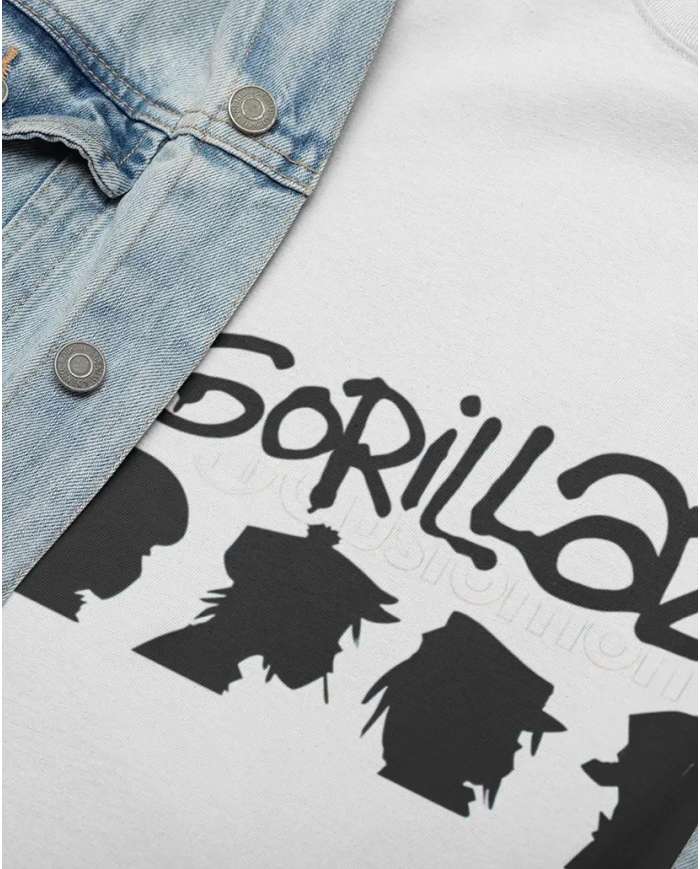 Gorillaz Black and White