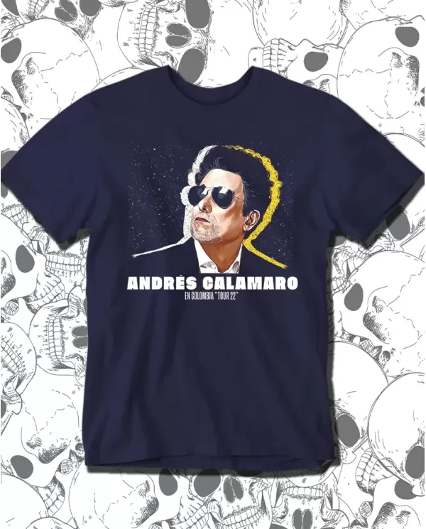 Camiseta Estampada Andres Calamaro Tour 🤟 Calidad Premium