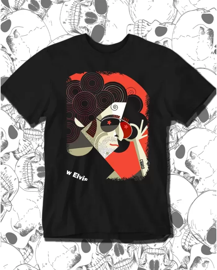 Camiseta Estampada Andres Calamaro Elvis 🤟 Calidad Premium