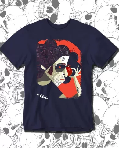 Camiseta Estampada Andres Calamaro Elvis 🤟 Calidad Premium