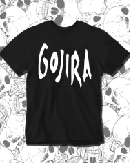 Camiseta Estampada Gojira Logo 🤟 Calidad Premium