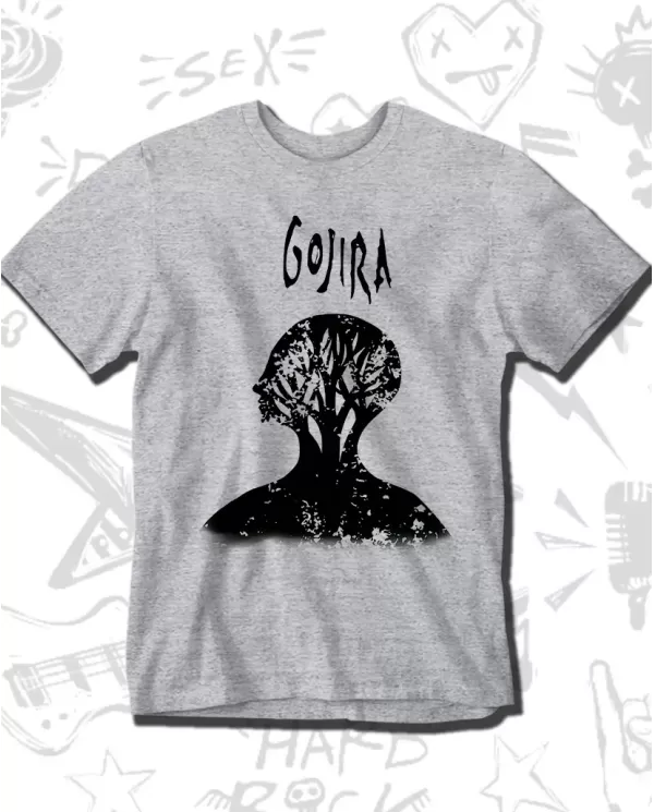 Camiseta Estampada Gojira Poster 🤟 Calidad Premium