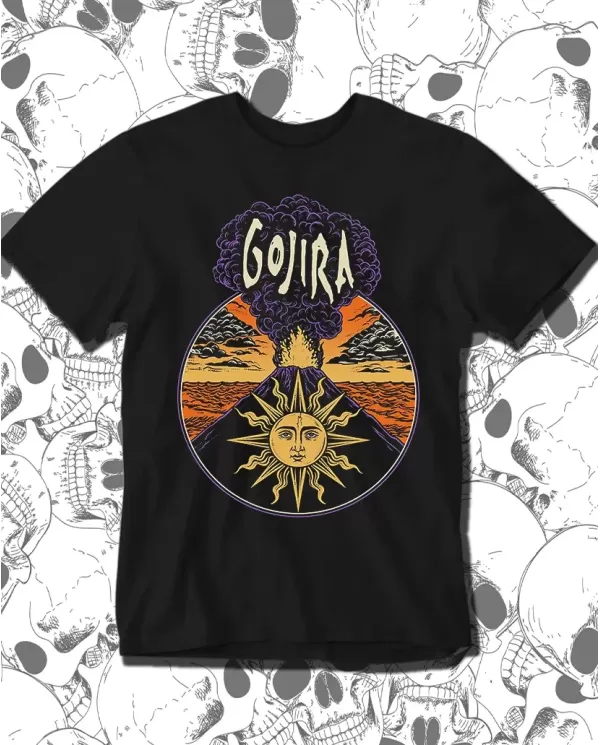 Camiseta Estampada Gojira Magma 02 🤟 Calidad Premium
