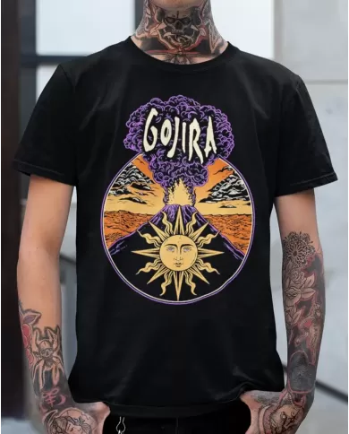 Camiseta Estampada Gojira Magma 02 🤟 Calidad Premium