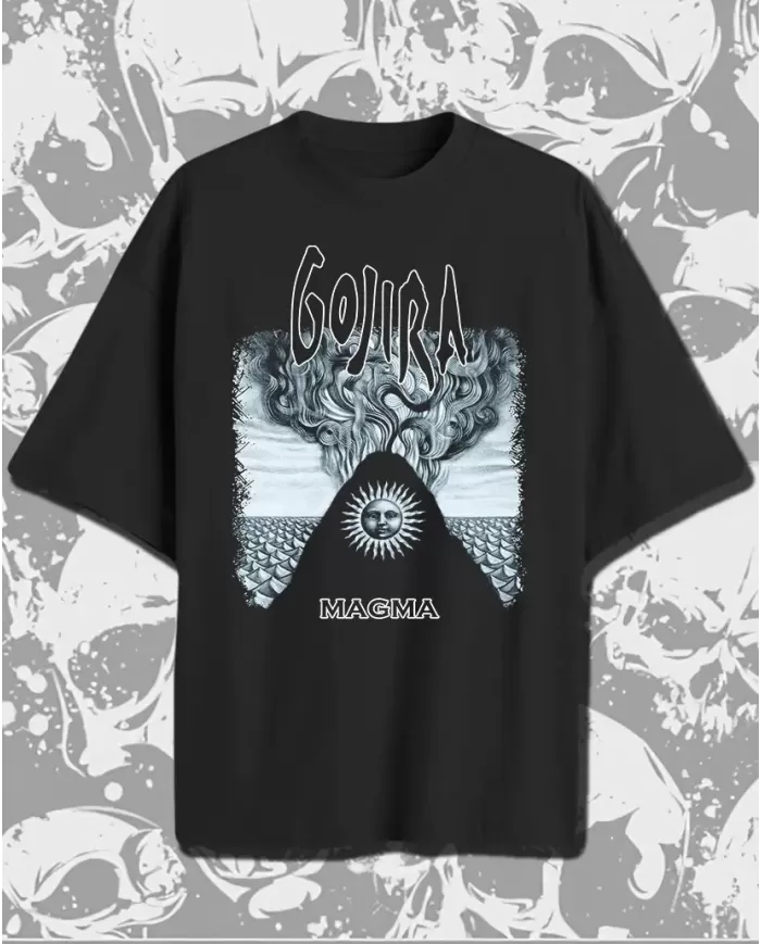 Camiseta Estampada Gojira Magma 🤟 Calidad Premium