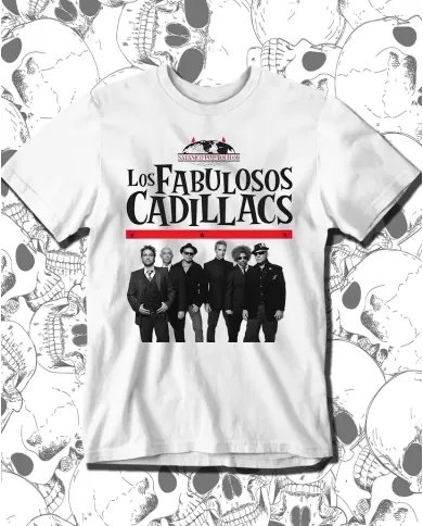 Camiseta Estampada Los Fabulosos Cadillacs Band 🤟 Calidad Premium