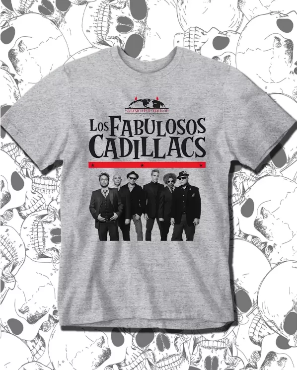 Camiseta Estampada Los Fabulosos Cadillacs Band 🤟 Calidad Premium