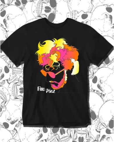 Camiseta Estampada Fito Paez Color 🤟 Calidad Premium