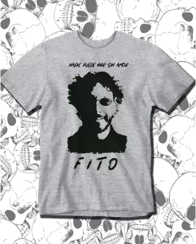 Camiseta Estampada Fito Paez Nadie Puede Vivir Sin Amor 🤟 Calidad Premium