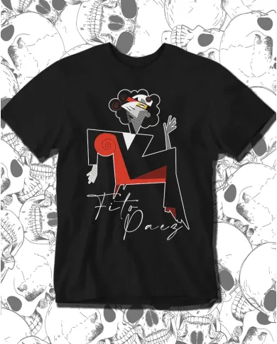 Camiseta Estampada Fito Paez Forma 🤟 Calidad Premium