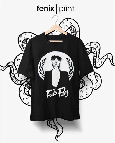 Camiseta Estampada Fito Paez Poster 🤟 Calidad Premium
