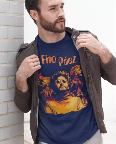 Camiseta Estampada Fito Paez Red 🤟 Calidad Premium