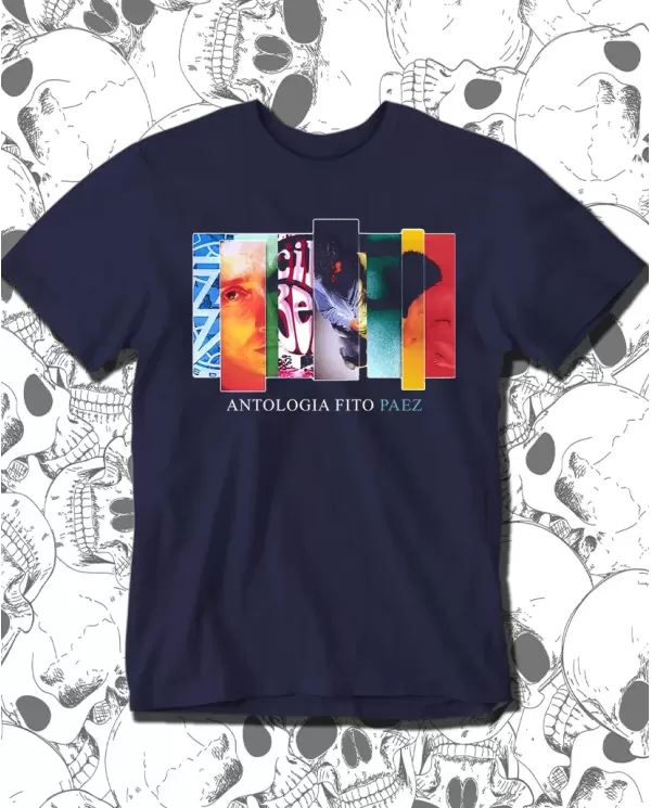 Camiseta Estampada Fito Paez Antologia 🤟 Calidad Premium