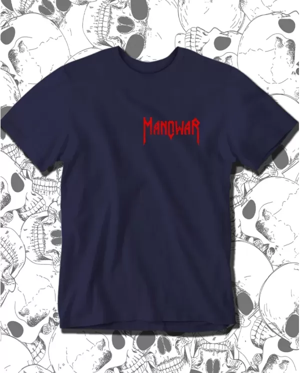 Camiseta Estampada Manowar Crushing The Enemies Of Metal 🤟 Calidad Premium