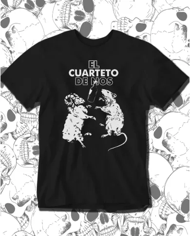 Camiseta Estampada Cuarteto de Nos 🤟 Calidad Premium