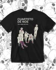 Camiseta Estampada Cuarteto de Nos Poster 🤟 Calidad Premium
