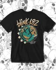 Camiseta Estampada Blink 182 Earth 🤟 Calidad Premium