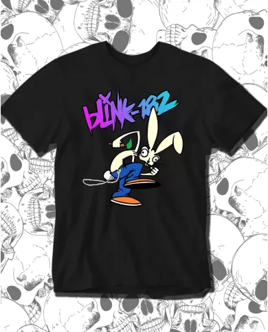 Camiseta Estampada Blink 182 Rabbit 🤟 Calidad Premium
