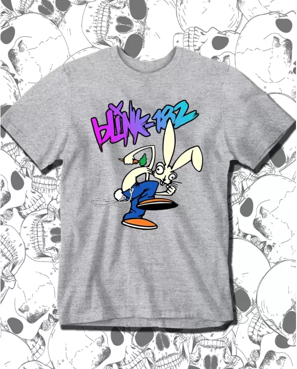 Camiseta Estampada Blink 182 Rabbit 🤟 Calidad Premium