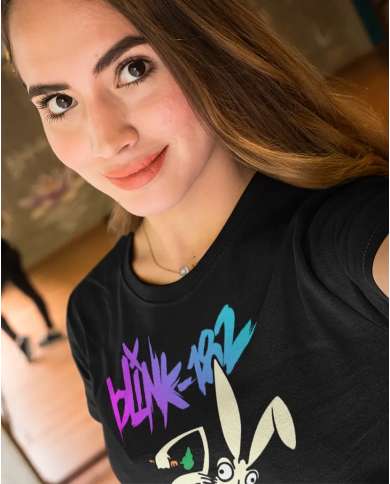 Camiseta Estampada Blink 182 Rabbit 🤟 Calidad Premium