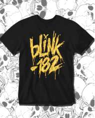 Camiseta Estampada Blink 182 Logo 🤟 Calidad Premium