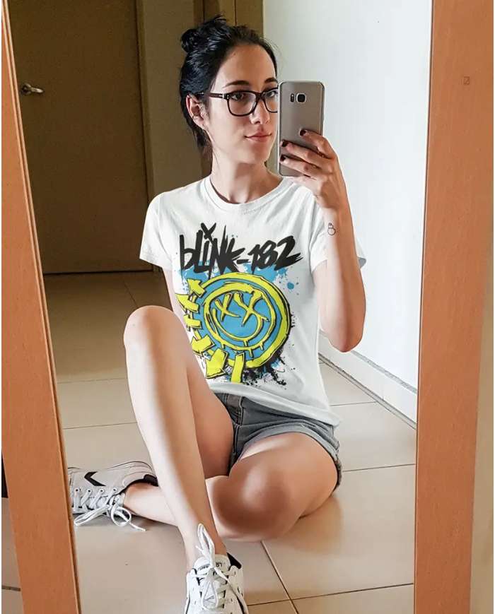 Camiseta Estampada Blink 182 Blue 🤟 Calidad Premium
