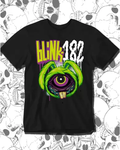 Camiseta Estampada Blink 182 Green Rabbit 🤟 Calidad Premium