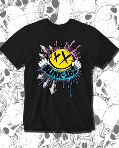 Camiseta Estampada Blink 182 Poster 🤟 Calidad Premium