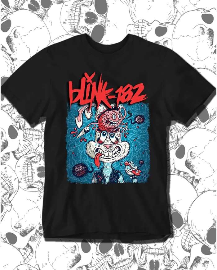 Camiseta Estampada Blink 182 Frank 🤟 Calidad Premium