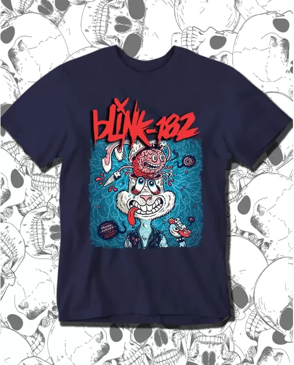 Camiseta Estampada Blink 182 Frank 🤟 Calidad Premium