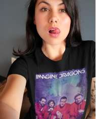 Camiseta Estampada Imagine Dragons Poster 🤟 Calidad Premium