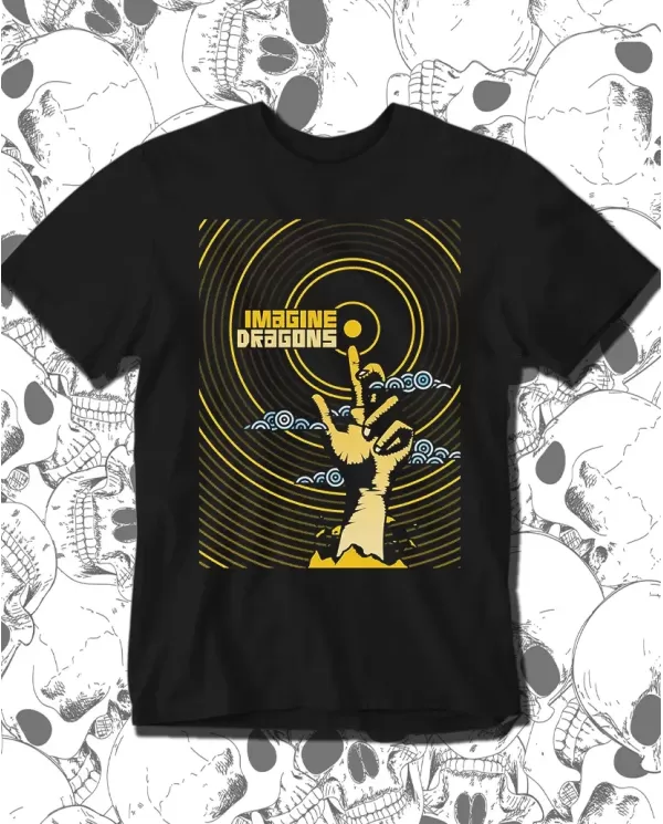 Camiseta Estampada Imagine Dragons Yellow 🤟 Calidad Premium
