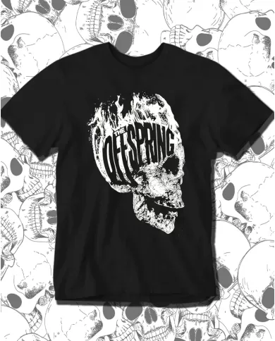 Camiseta Estampada The Offspring Skull 🤟 Calidad Premium