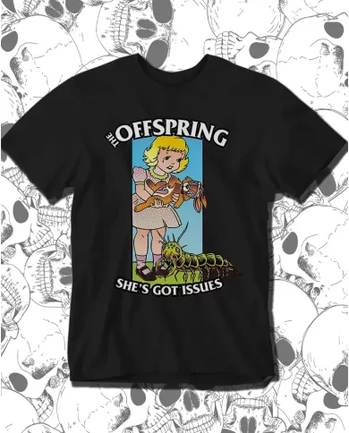 Camiseta Estampada The Offspring She Got Issues 🤟 Calidad Premium