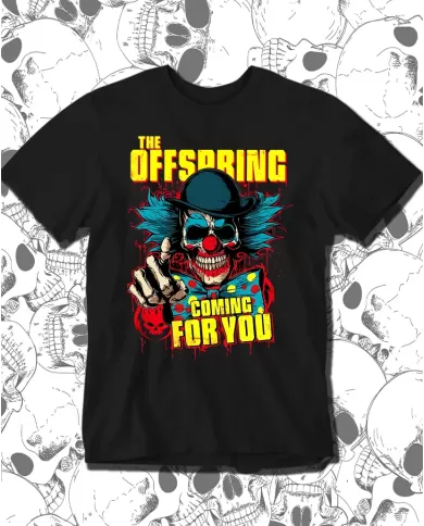 Camiseta Estampada The Offspring Coming For You 🤟 Calidad Premium
