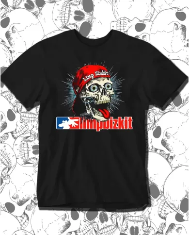 Camiseta Estampada Limp Bizkit Skull 🤟 Calidad Premium