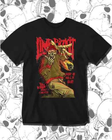 Camiseta Estampada Limp Bizkit Keep On Roll In Baby 🤟 Calidad Premium